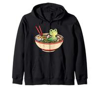 Frog Whisperer Ramen Eater Grenouille Crapaud Têtard Amphibien Sweat à Capuche
