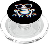 Frog with Sunglasses Electronic Dance EDM Rave Festival PopSockets PopGrip pour MagSafe