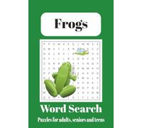 Frog Word Search Puzzle: Word searches with easy to read print about Frogs, Toads, Bugs and more. | 6x9 inches, 110 pages | 50+ Puzzles ... Gift for Vacations, Holidays and Free Times.