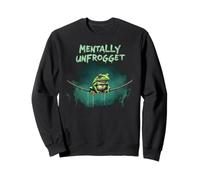 Frogcore Esthétique - Défrogget mentalement Existentiel Frog Art Sweatshirt