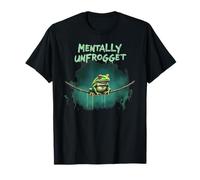 Frogcore Esthétique - Défrogget mentalement Existentiel Frog Art T-Shirt