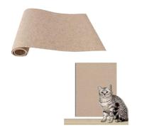 Frogetu 1 Pezzi Tapis Griffoir pour Chat Auto-Adhésif Gris, 200 cm x 40 cm,Tapis Griffoir pour Chat,Griffoir à Faire Soi-Même,per Parete e Angolo (Kaki)