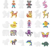 Frogetu 15PCS Plaques Perles à Repasser,Support Perles à Repasser,Plaque Pour Perles à Repasser,Perle a Repasser Plaque,Perles Repasser,Plaque Perle a Repasser,Panneau de Perles à Repasser 5mm