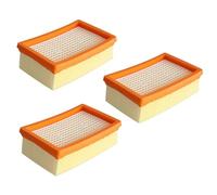Frogetu Lot de 3 Filtre Aspirateur pour Karcher Kit,pour Karcher WD4/WD5/WD6/MV4/MV5/MV6 Filtre Remplacement,Pièces de Rechange Aspirateur pour Kärcher,Filtres Plissés Plats