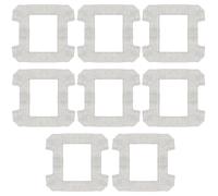 Frogetu Lot de 8 pour Ecovacs Winbot W1 Pro/W1/W2 Omni/W2 Serpillère Rechange Kit,Tampons de Rechange Lavables pour Aspirateur,Tampons de Remplacement en Microfibre,Réutilisables