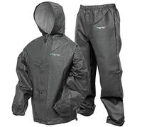 Frogg Togg Pro Lite Combinaison de Pluie pour Homme, imperméable, Respirante, fiable Contre Les intempéries, Noir Carbone, X-Large-XX-Large