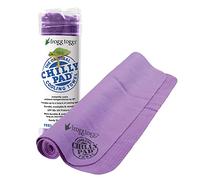 FROGG TOGGS Serviette rafraîchissante instantanée en polyvinyle, Durable, réutilisable, pour Le Sport et l'extérieur, 83 x 33 cm, Violet foncé