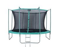 Froggi Sky - Trampoline d'Extérieur pour Enfant XT-F0604 - Trampoline Rond avec Filet de Sécurité, Échelle et Coussin de Protection - Acier Galvanisé/Polyéthylène - Support Jusqu'à 75kg - Ø 183cm