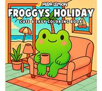 Froggys Holiday: Cute & Easy Coloring Book for Adults and Teens Full of Hoppy Moments, Cozy Lines & Hours of Froggy Fun from the Lemon World