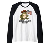 Frogs Against Fascism Anti-Fascism Frog Off to Fight Fascism Manche Raglan