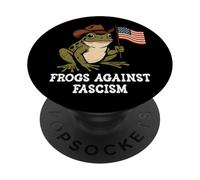 Frogs Against Fascism Anti-Fascism Off to Fight Fascism Frog PopSockets PopGrip Adhésif