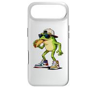 Frogs Amphibian Kids, Eating Taco Funny Frog Coque pour iPhone Air