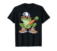 Frogs Amphibian Kids, Eating Taco Funny Frog T-Shirt