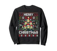 Frogs Christmas Sweater Tree Frogs Lover Xmas Ugly Sweater Sweatshirt