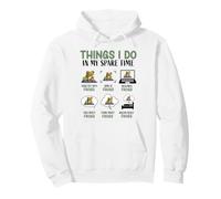Frogs Funny Things I Do in My Spare Time Anniversaire pour garçons et Filles Sweat à Capuche