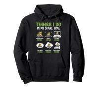 Frogs Funny Things I Do in My Spare Time Anniversaire pour garçons et Filles Sweat à Capuche