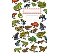 Frogs in Cloudy Scribbles - White Pastel Notebook for Nature Enthusiasts, Students, and Animal Fans Who Love Whimsical Stationery and Expressive ... Pages for Writers, Thinkers, and Dreamers