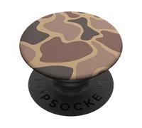 FrogSkin Ozark Timber Duck Camo Vintage Camouflage PopSockets PopGrip Adhésif
