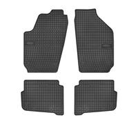 Frogum Tapis de sol ET0015 - Ensemble caoutchouc noir Avant et Arrière