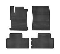 Frogum Jeu de tapis de sol FROGUM 0834 – caoutchouc pour Honda Civic IX 2011-2016 4 pièces Noir