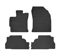 Frogum Tapis de sol 547990 – Caoutchouc noir Ensemble Avant et Arrière pour Toyota Prius+