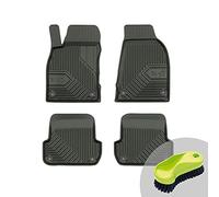 Frogum N° 77 Lot de 4 tapis de sol en caoutchouc pour Audi A4 B7 (2004-08), RS4 Quattro (2006-08), S4 B7 (2006-08), Seat Exeo (2009-13) | Qualité européenne / TPE | Brosse d'ameublement gratuite