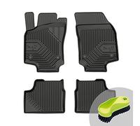 Frogum Lot de 4 tapis de sol en caoutchouc pour Opel Astra H, Opel Astra H GTC | Qualité supérieure / matériau TPE durable | Fabriqué en UE | Brosse rembourrée gratuite