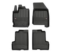 Frogum Tapis de sol 3D ProLine pour Dacia Duster II 2017- sur mesure Caoutchouc Noir