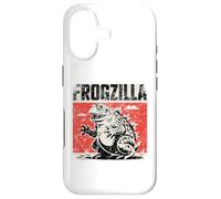 Frogzilla Retro Monster Movie Fan Graphic Coque pour iPhone 17