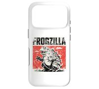 Frogzilla Retro Monster Movie Fan Graphic Coque pour iPhone 17 Pro