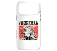 Frogzilla Retro Monster Movie Fan Graphic Coque pour iPhone 17 Pro Max