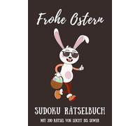 Frohe Ostern 2025: Sudoku Rätselbuch Geschenkidee für Männer und Frauen