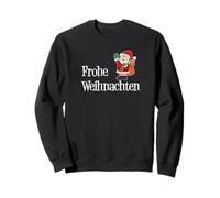 Frohe Weihnachten German Merry Christmas Père Noël Sweatshirt