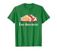 Frohe Weihnachten, Stollen de Noël Allemand T-Shirt, Homme, Vert Kelly, S