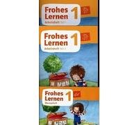 Frohes Lernen 1. Arbeitsheft in Druckschrift, Teil 1, 2 und 3 Klasse 1. Ausgabe Bayern ab 2021: Arbeitsheft in Druckschrift, Teil 1, 2 und 3 Klasse 1