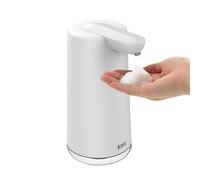 Frohsun Distributeur de Savon Automatique, étanche IPX7, Distributeur de Savon sans Contact à Chargement magnétique de 350 ML avec 2 volumes de Mousse réglables, Mouvement de la Main (White)