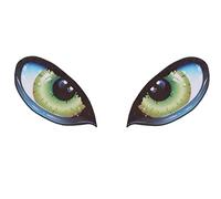 Froiny Autocollants Voitures, Stereo Reflechissant Chat Yeux Autocollant Autocollant Retroviseur Miroir Stickers Decalles Universels