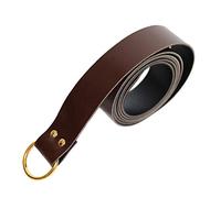 Froiny Ceinture en cuir chevalier médiéval cosplay costume bataille Viking Accessoires Chevalier Cadeaux Ceintures pour homme femme