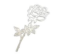 Froiny Coupe en métal Coupe Die Pochoir Fleurs Rose Die Cuts pour Making DIY Scrapbooking Carte