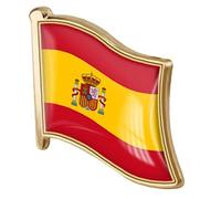 Froiny Espagne Drapeau Pin Badge Métal Émail Pin Broche Drapeau Espagnol Drapeau Novelty Cadeau Cravate Pin Badge Accessoire