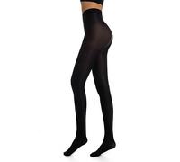 Frola Collants de danse pour femmes 70D Collants scintillants Bas Collants nude chair Saphing Collants pour ballet Collants avec pieds, Noir , S-M