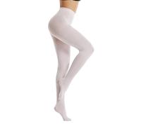 Frola Collants opaques en microfibre douce 80 deniers pour femme, Ballet rose, L-XL