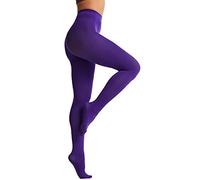 Frola Nur die Damen Strumpfhose 80 DEN Opaque Microfibre Doux Collants Femme, indigo, L/XL