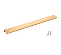 Frolahouse Lot de 5 poignées de Meuble avec poignée coulissante Ronde et Simple - Poignée Moderne et Invisible - Poignée de Porte pour Porte de Cuisine, tiroir, Placard