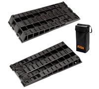 Froli Cales de compensage pour Camping-Car, Caravane, Camping-Car et Campeur, 2 Cales compactes, 1 Sac de Transport empilable, jusqu'à 3700 kg