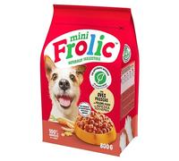 Frolic Mini croquants pour Chien, Nourriture sèche au goût de volaille, 5 Sacs de 800 g
