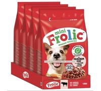 Frolic Mini croquettes pour Petits Chiens avec bœuf Frais 4 x 1,5 kg