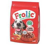 FROLIC Naturally Irresistible Nourriture complète pour chiens adultes avec du boeuf frais 2,6 kg