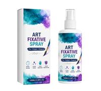 FrolicFit Art Fixative Spray Clear Matte Finish for Charcoal Drawings | Liquid spray with matte finish, invisible protection, compatible with charcoal and pastels 100ML