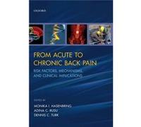 From Acute to Chronic Back Pain by Edited by Monika I Hasenbring Edited by Adina C Rusu Edited by Dennis C Turk Hardcover Book Edited by Monika I Hasenbring Edited by Adina C Rusu Edited by Dennis C T